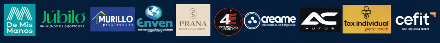 Logos de referencias comerciales de la marca